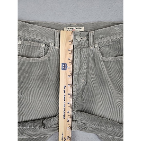 VTG Polo Jeans Company Ralph Lauren Corduroy Pants Women's 6 29x31 Gray Bootcut - Picture 3 of 7